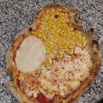 pizza pulcino con uovo